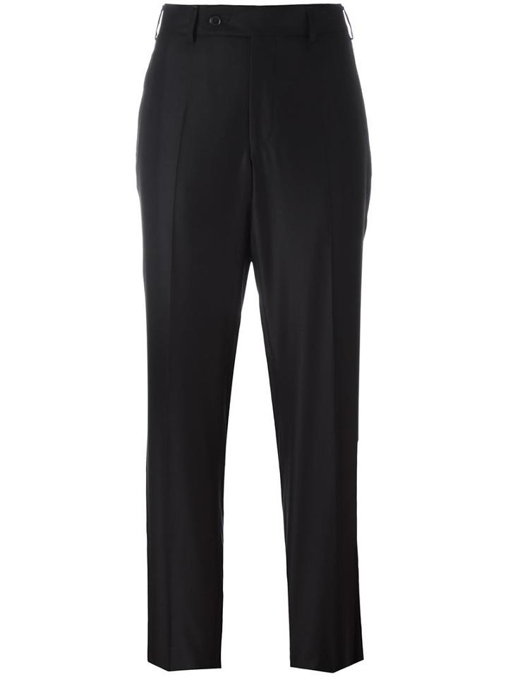 A.f.vandevorst 'prince' Slim Fit Trousers, Women's, Size: 38, Black, Cupro/viscose/wool
