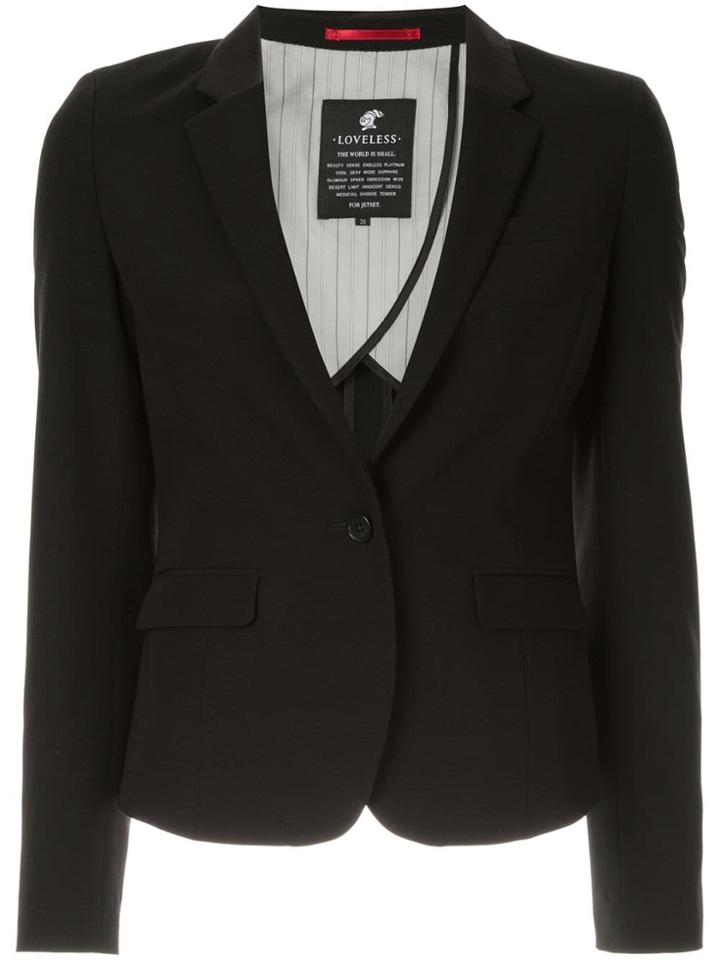 Loveless Classic Fitted Blazer - Black