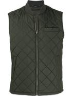 Hackett Quilted Padded Vest - Green