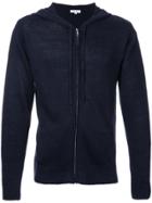 Venroy Knitted Zipped Hoodie - Blue