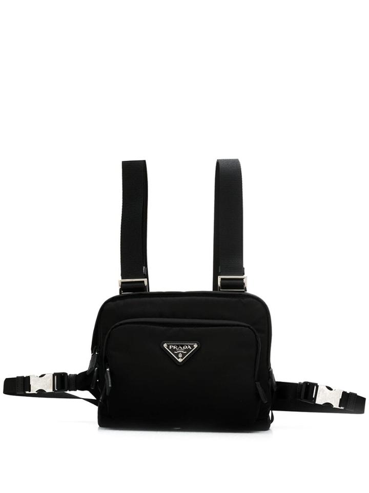 Prada Harness Chest Front Pack - Black