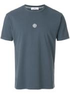 Stone Island Small Logo Print T-shirt - Blue