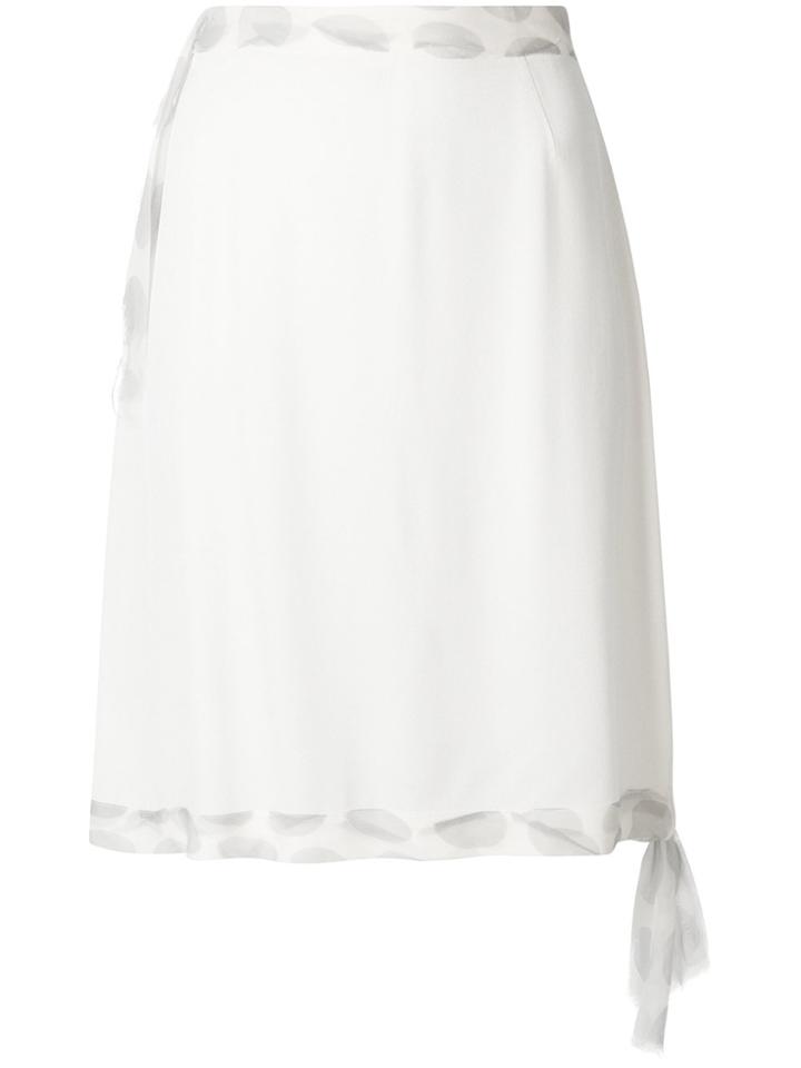 Maison Martin Margiela Vintage Skirt Tie Side Skirt - White