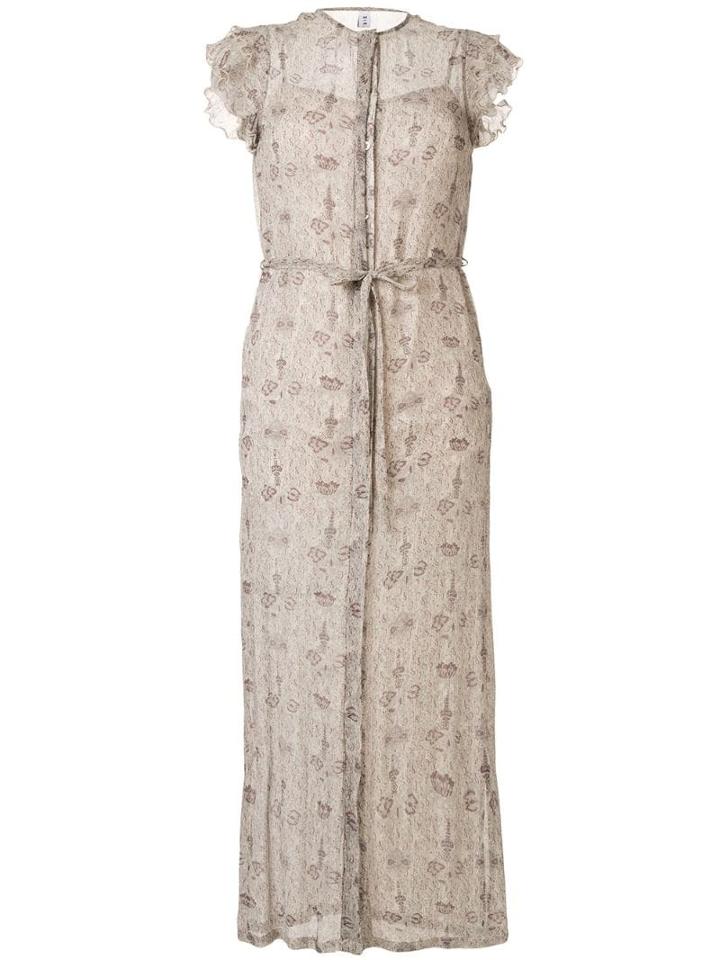 Sir. Printed Anya Dress - Neutrals