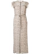 Sir. Printed Anya Dress - Neutrals