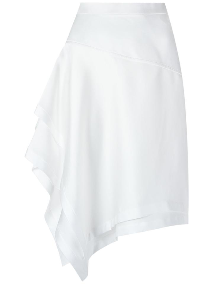 Gloria Coelho - Ruffled Skirt - Women - Polyamide - G, White, Polyamide