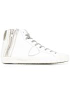 Philippe Model Zipped Lace-up Hi-tops