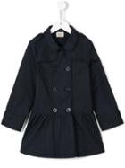 Armani Junior Double Breasted Coat, Girl's, Size: 10 Yrs, Blue