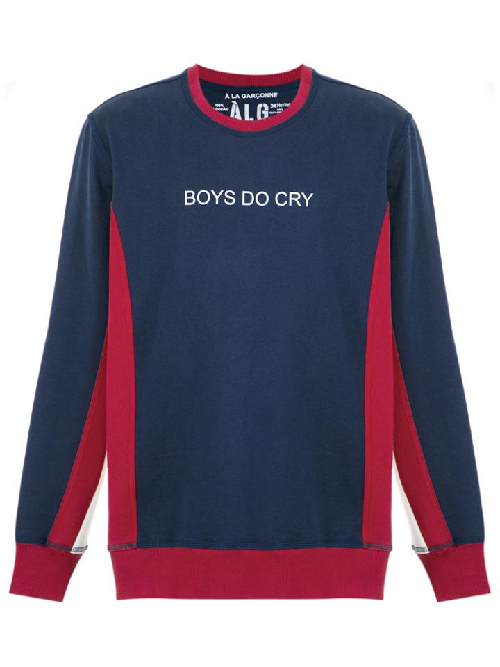 À La Garçonne Panelled Sweatshirt - Blue