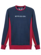 À La Garçonne Panelled Sweatshirt - Blue