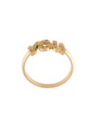 Natasha Zinko 'you' Triptych Ring, Women's, Metallic