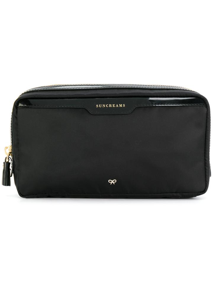 Anya Hindmarch Suncreams Case With Tassel - Black
