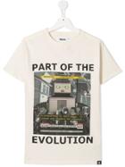 Molo Teen Robot Print T-shirt - White