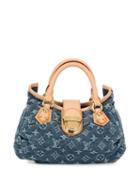 Louis Vuitton Pre-owned Pleaty Denim Tote - Blue