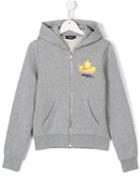 Dsquared2 Kids Zip-up Hoodie, Boy's, Size: 14 Yrs, Grey