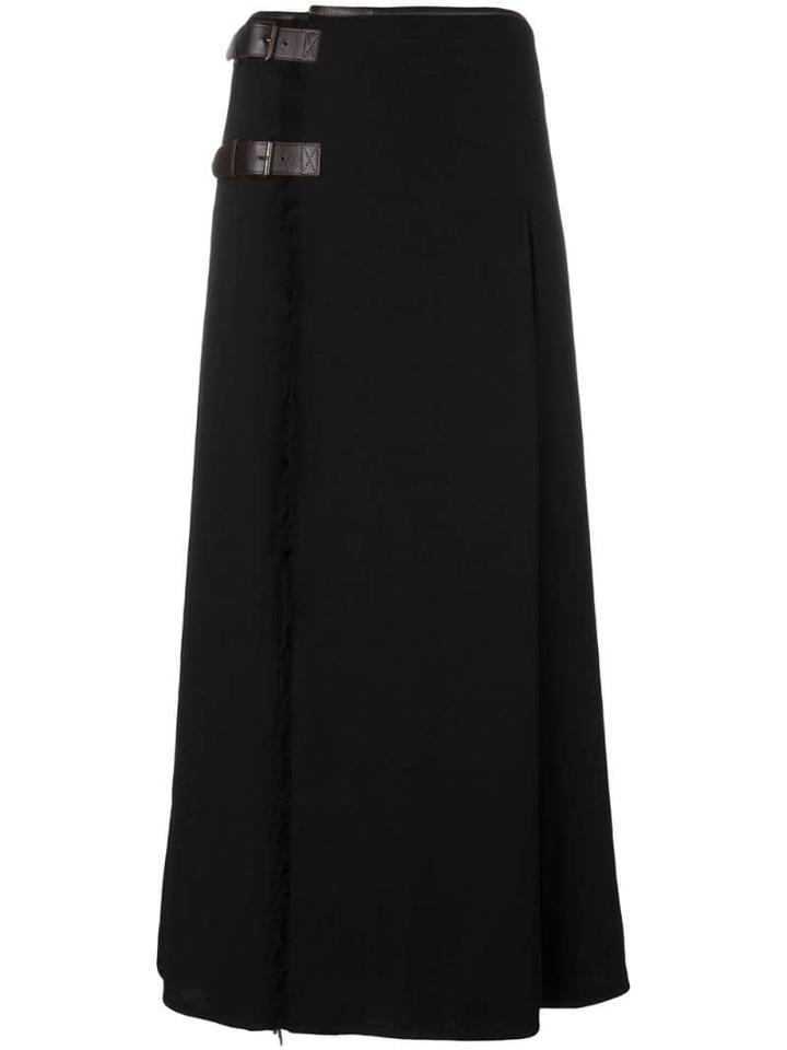 Jean Paul Gaultier Pre-owned Frayed Skirt - Black