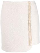 Just Cavalli Asymmetrical Skirt - White