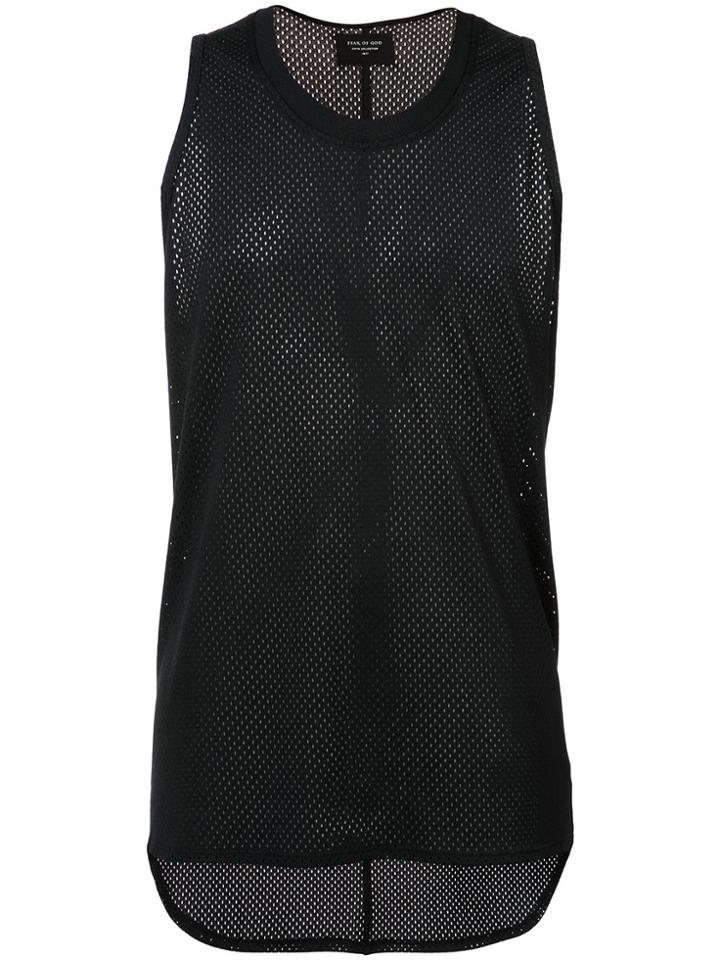 Fear Of God Mesh Tank Top - Black