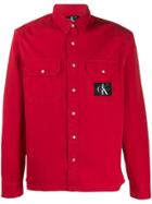 Calvin Klein Chest Logo Shirt - Red