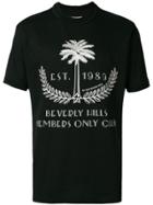 Ih Nom Uh Nit Embroidered Beverly Hills T-shirt - Black