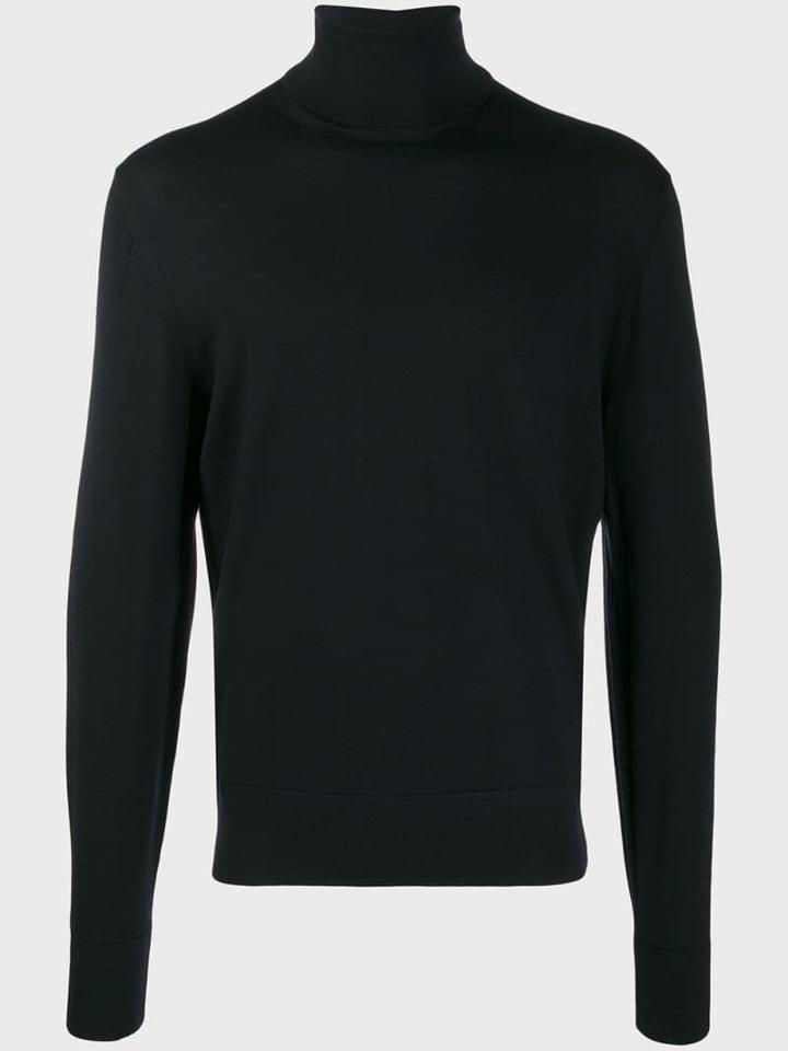 Tom Ford Rollneck Jumper - Blue