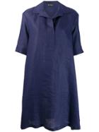 Loro Piana Loose-fit Shirt Dress - Blue