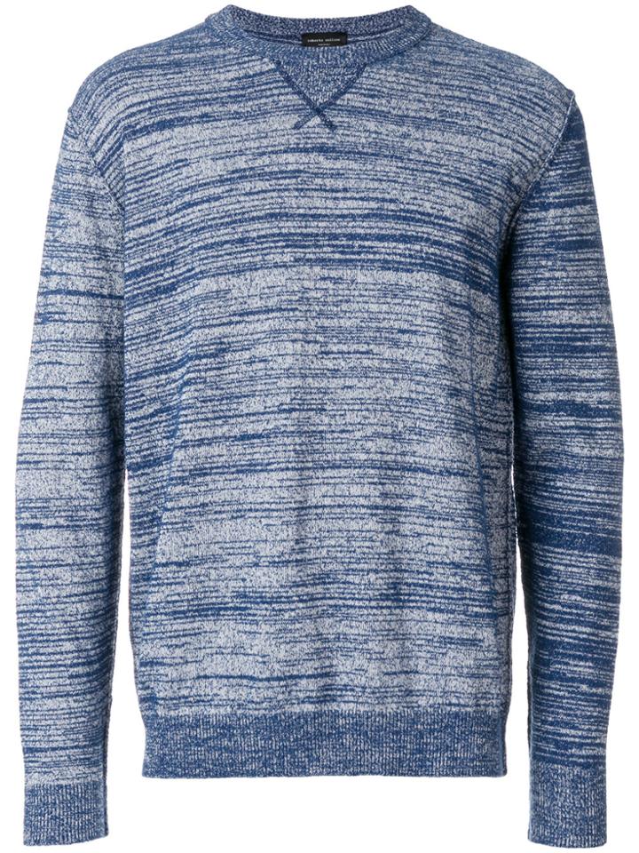Roberto Collina Patterned Sweatshirt - Blue
