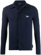 Giorgio Armani Pre-owned 1990's Knitted Polo Shirt - Blue
