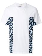 Marni Print Panelled T-shirt - White