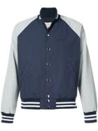 Katama Contrast Bomber Jacket - Blue