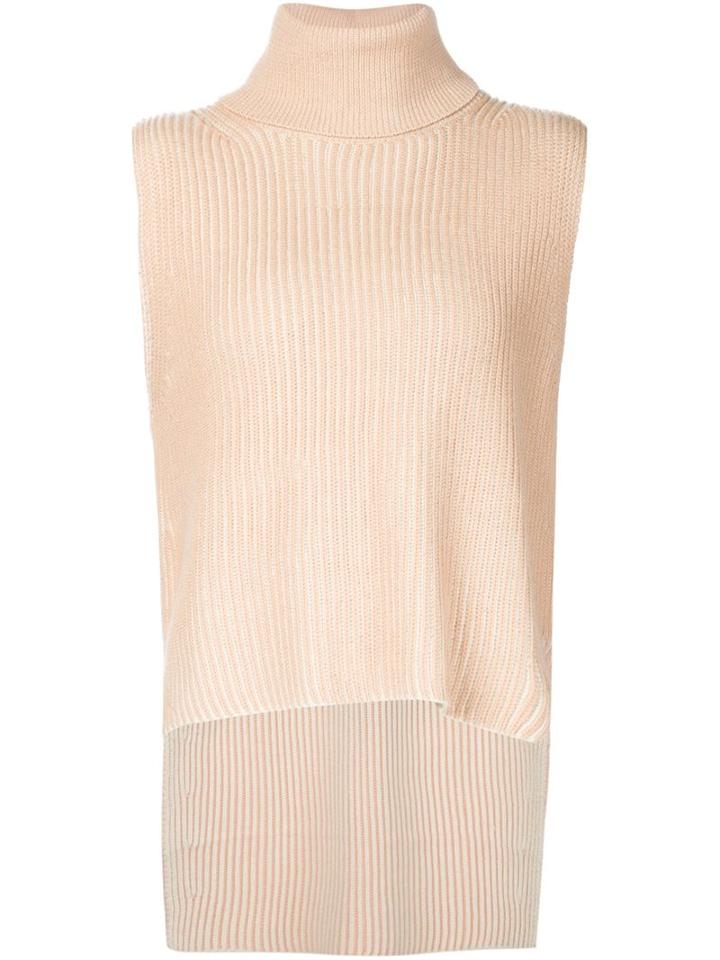 Derek Lam 10 Crosby Ribbed Sleeveless Sweater