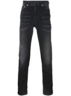 Neil Barrett Slim-fit Jeans, Men's, Size: 33, Black, Cotton/polyester