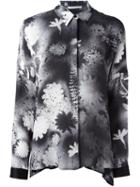 Christopher Kane Spray Paint Effect Blouse, Women's, Size: 42, Black, Silk