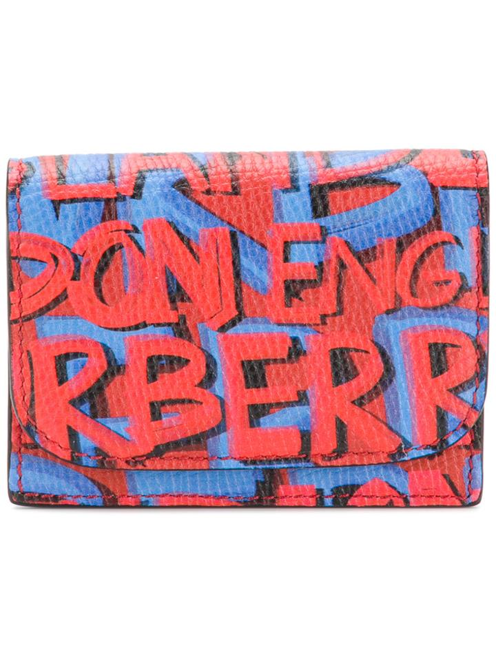 Burberry Graffiti Purse - Blue