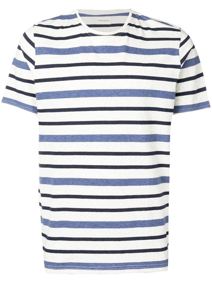 Oliver Spencer Striped Short-sleeve T-shirt - Blue