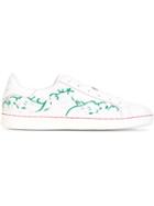 Moncler Gamme Rouge Flower Embroidered Sneakers