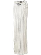 Lorena Antoniazzi Striped Maxi Dress With Sequin Star Details - Nude &