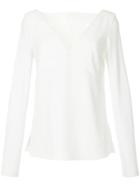 Dion Lee Lace Tile Long Sleeve Blouse - White