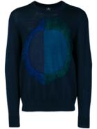 Ps By Paul Smith Circle Design Sweater - Blue