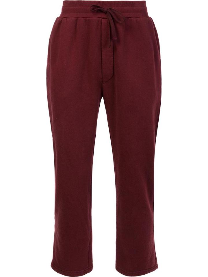 321 - Elasticated Waistband Sweatpants - Men - Cotton - L, Red, Cotton