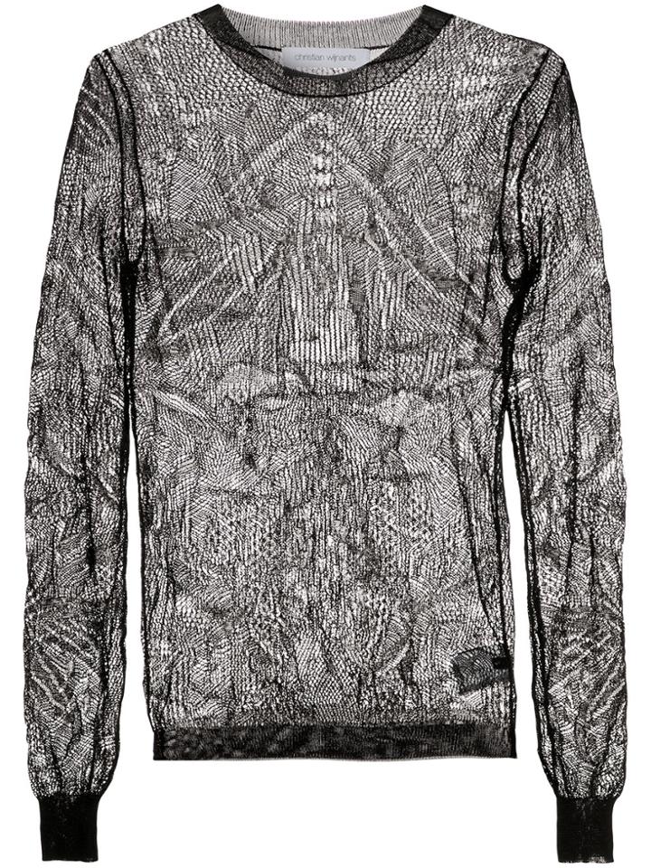 Christian Wijnants Embroidered Fitted Top - Black