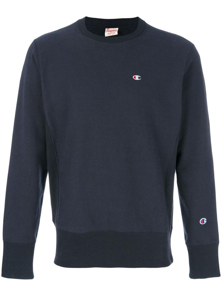 Champion Logo Detail Sweatshirt - Blue