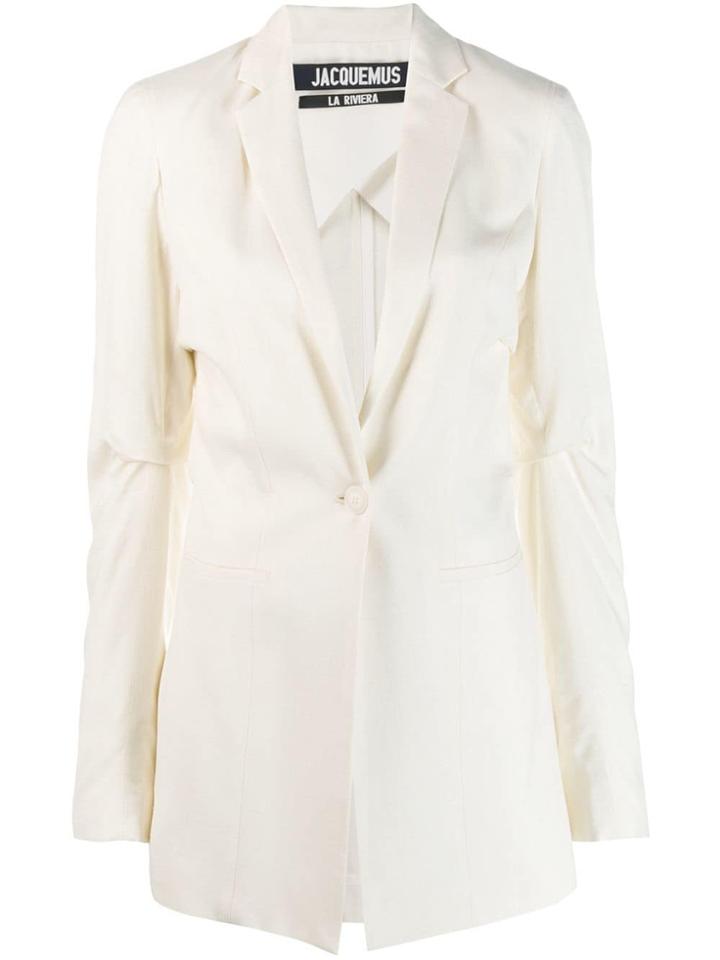 Jacquemus Fitted Blazer - White