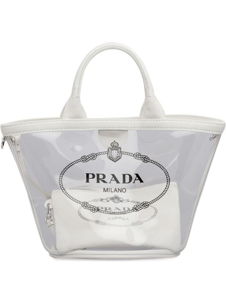 Prada Transparent Handbag - White