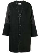 Maison Margiela Oversized Button Coat - Black