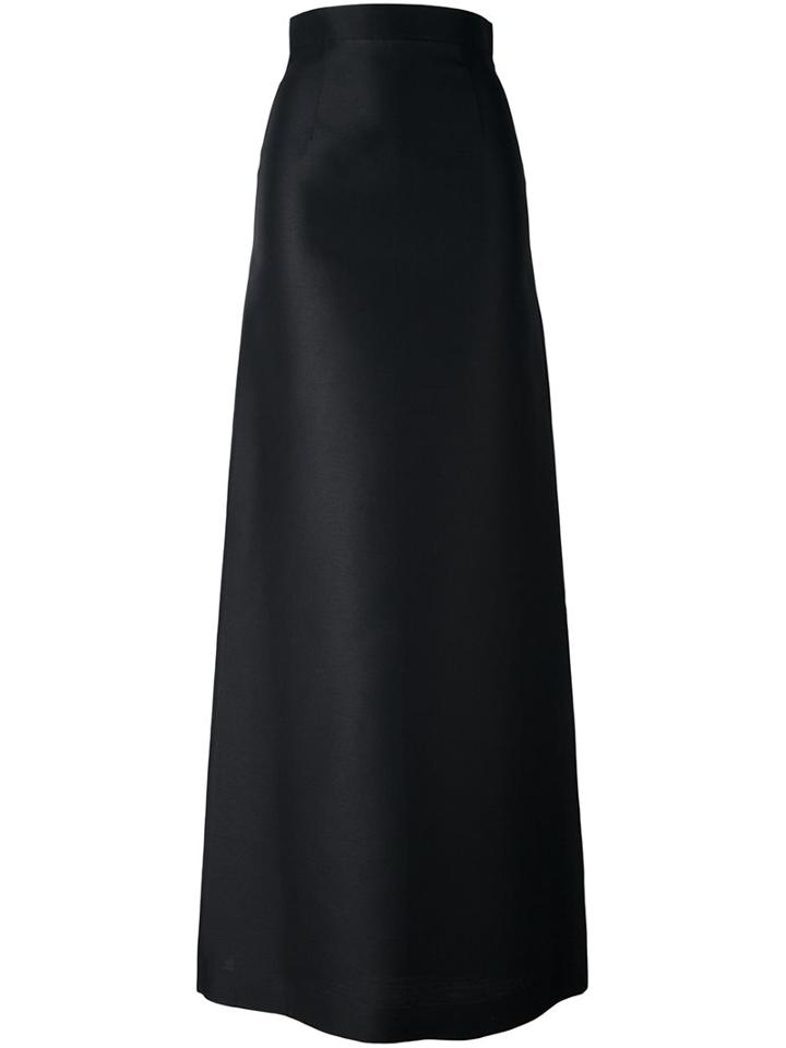 Dsquared2 High Waisted Long Skirt, Women's, Size: 40, Black, Cotton