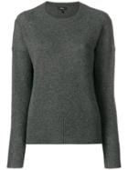 Theory Cashmere Slouchy Sweater - Grey