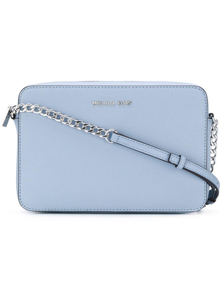 Michael Michael Kors Jet Set Large Crossbody Bag - Blue