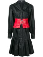 Karl Lagerfeld Flared Shirt Dress - Black