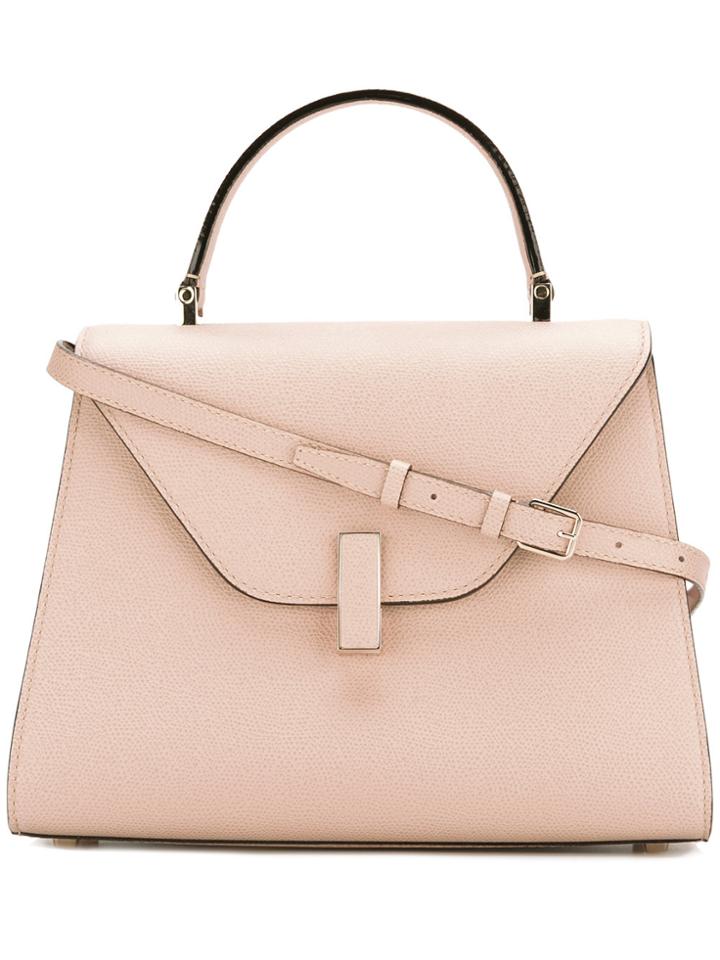 Valextra Trapeze Tote - Pink & Purple